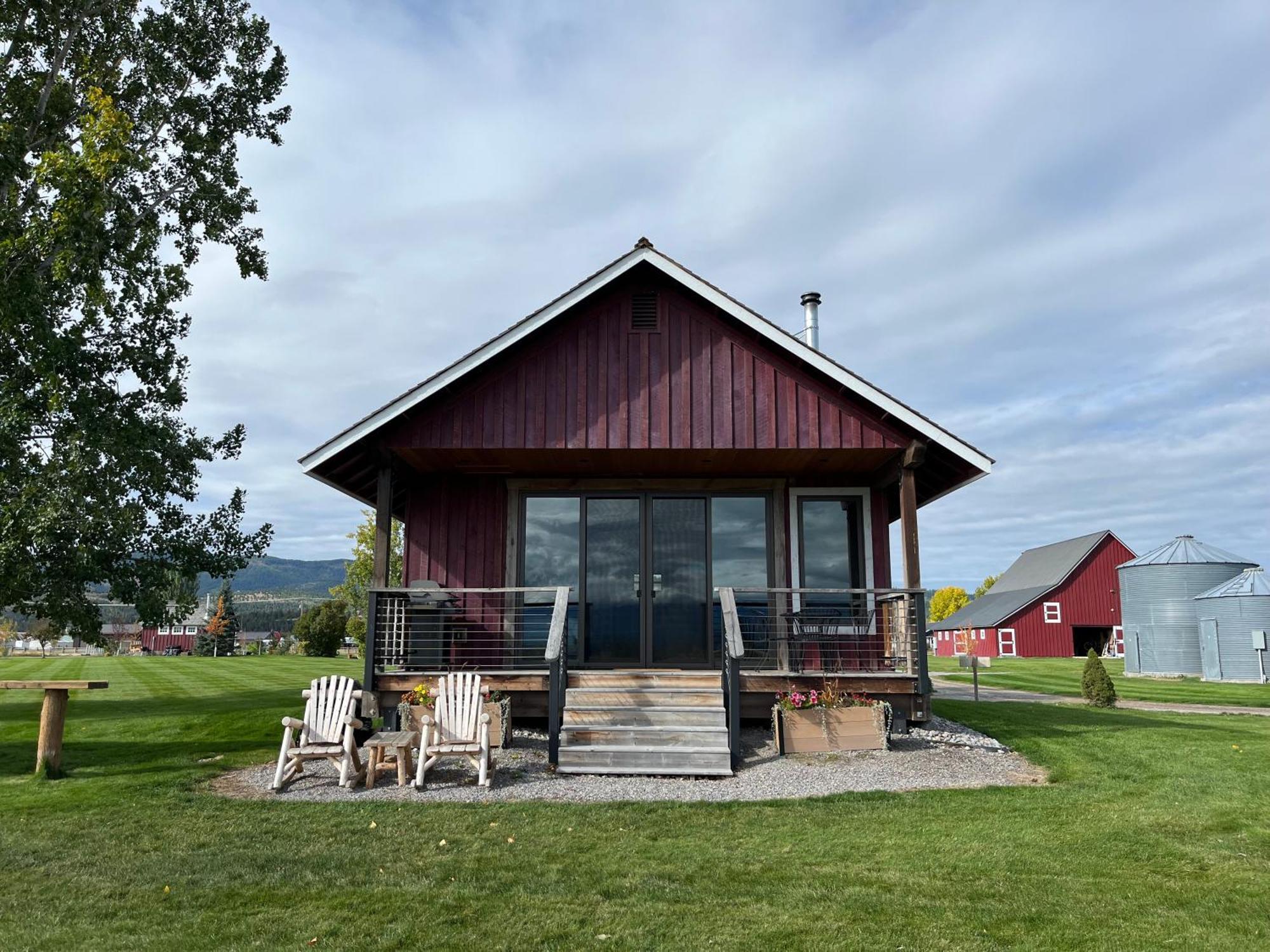 New Cabin With Spectacular Views Of Flathead Lake. Somers Exterior foto